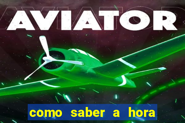 como saber a hora certa de apostar no aviator